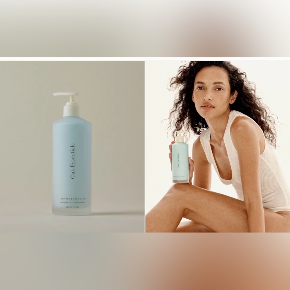 ‼️NEW Oak Essentials Light Blue Body Lotion - Hydrating Pump Bottle